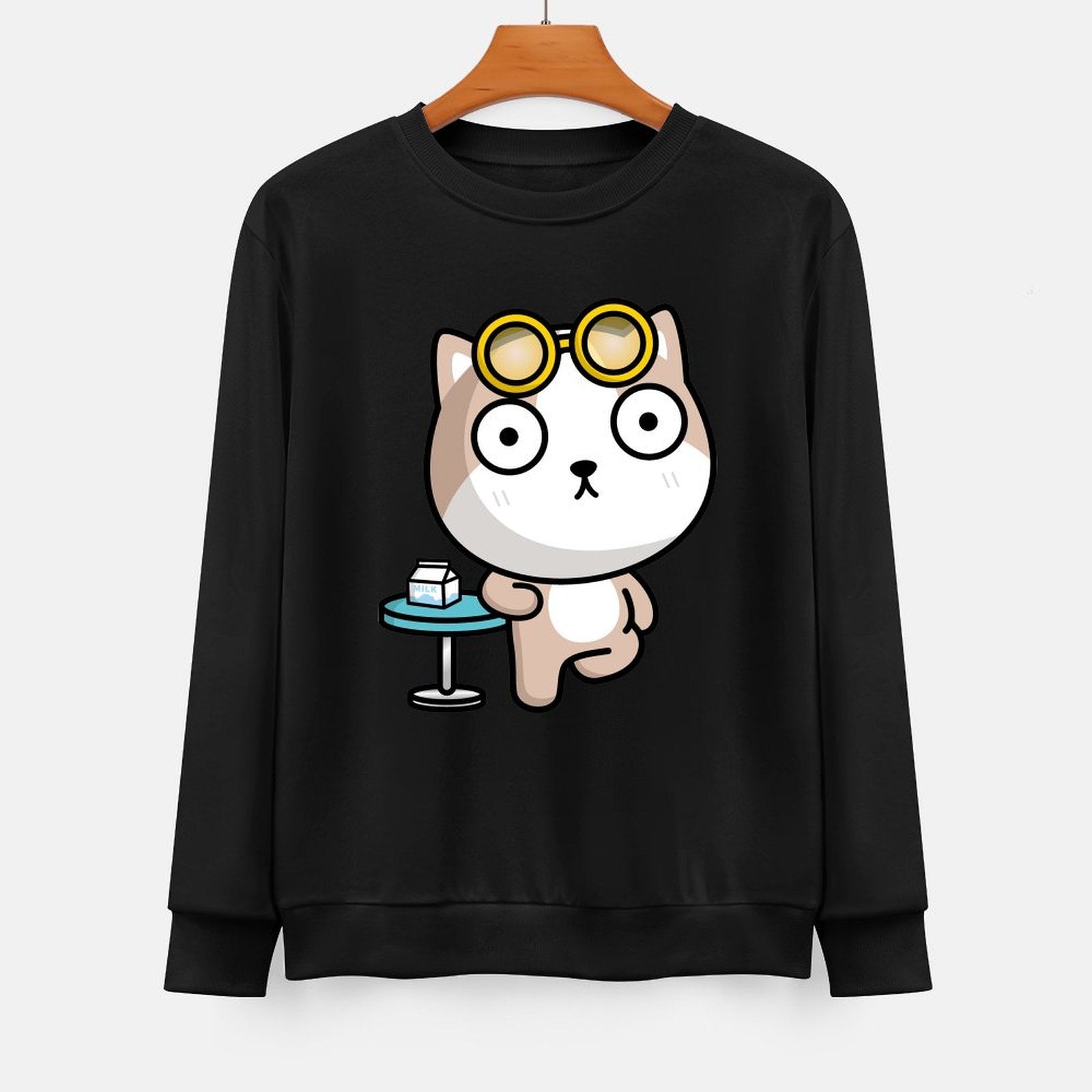 Front Patterned Long Sleeve TopAllSeason SoftTouch
